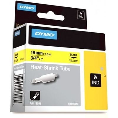 Dymo 18058 (S0718340) - (19 mm) - Schwarz auf gelb - Tape