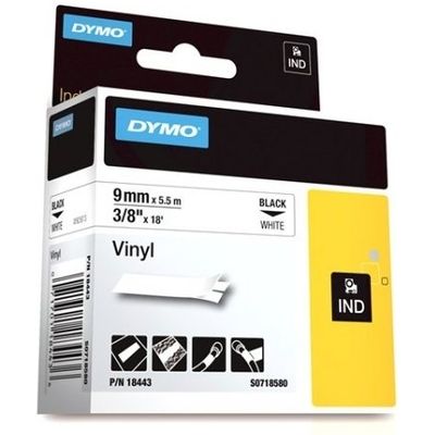 Dymo 18443 (S0718580) - (9 mm) - Schwarz auf weiß - Tape