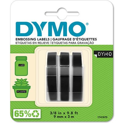 Dymo S0847730 - (9 mm) - Weiß auf schwarz - Tape