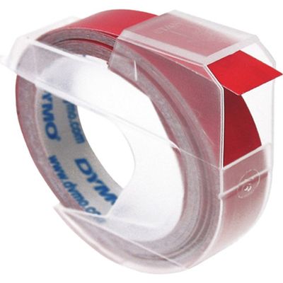 Dymo S0898150 - (9 mm) - Weiß auf rot - Tape