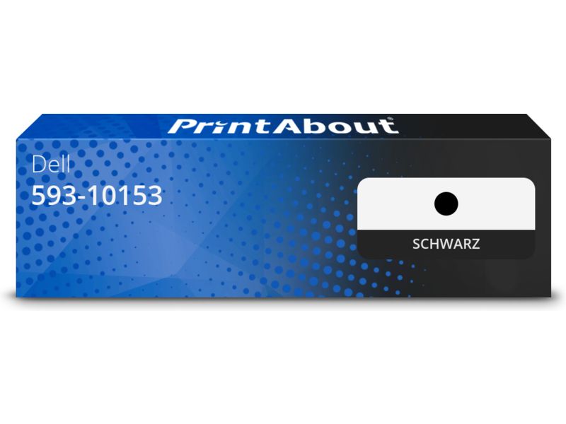 PrintAbout Toner 593-10153 (RF223) Schwarz für Dell