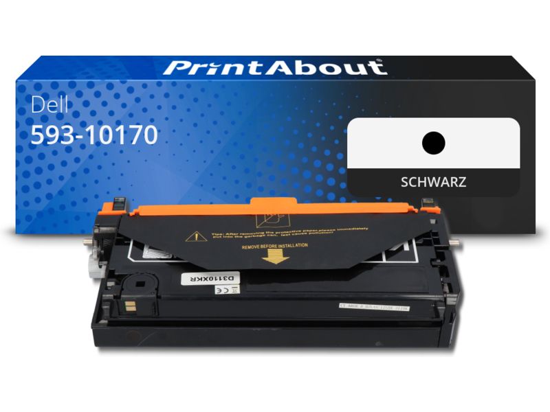 PrintAbout Toner 593-10170 (PF030) Schwarz für Dell