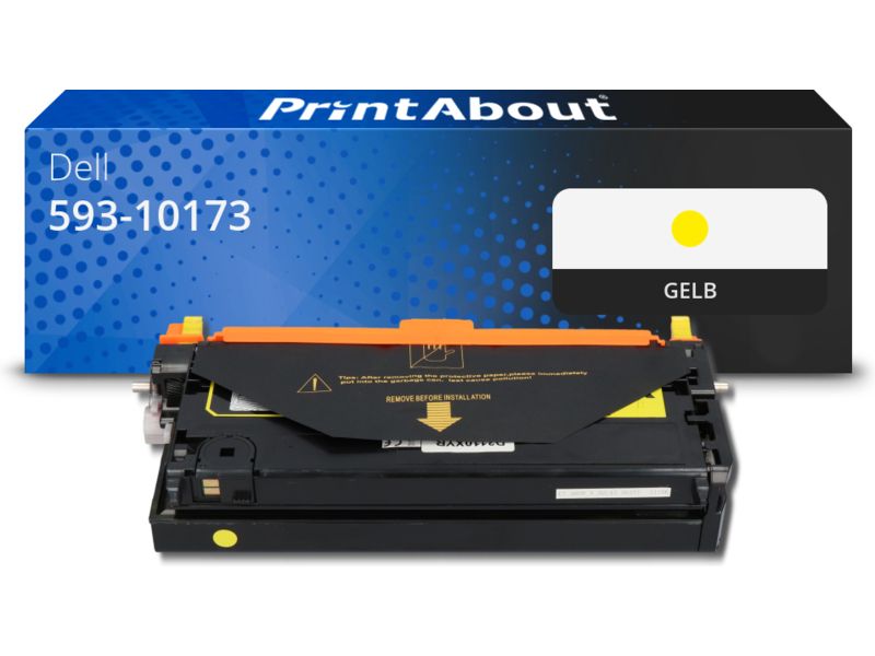 PrintAbout Toner 593-10173 (NF556) Gelb für Dell
