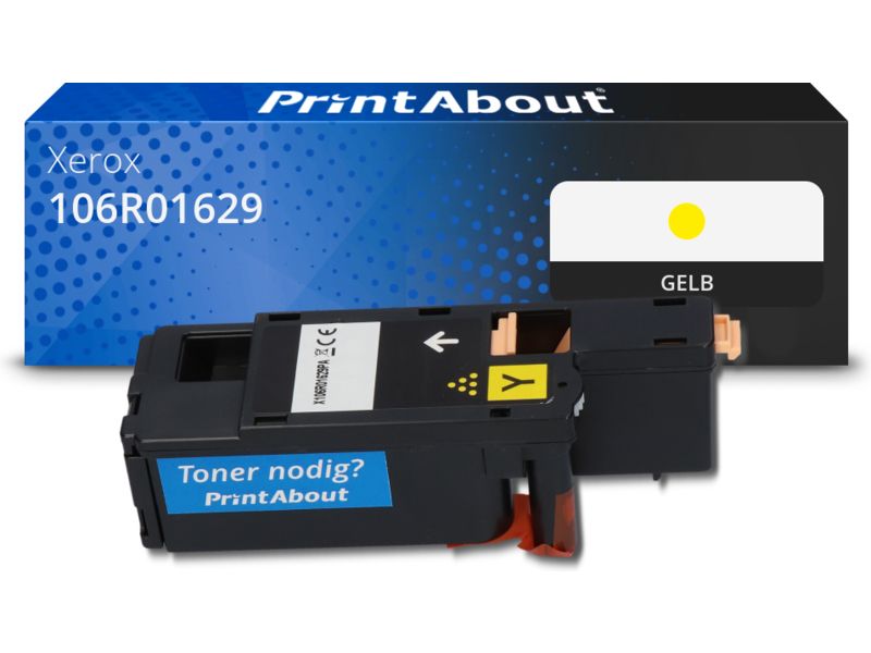 PrintAbout Toner kompatibel mit Xerox 106R01629 - Gelb