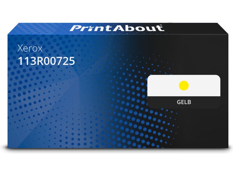 PrintAbout Toner 113R00725 Gelb für Xerox