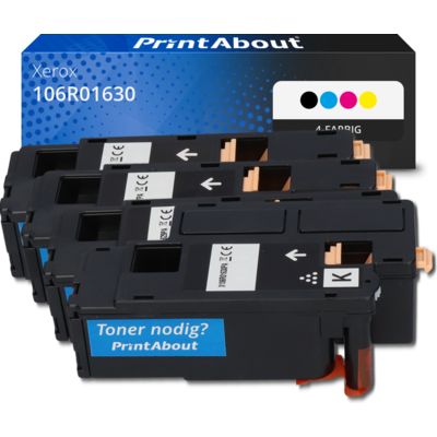 Toner kompatibel mit Xerox 106R01630 - 4-farbig - Multipack