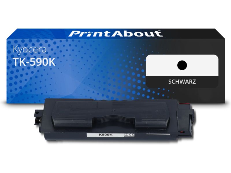 PrintAbout Toner TK-590K Schwarz für Kyocera