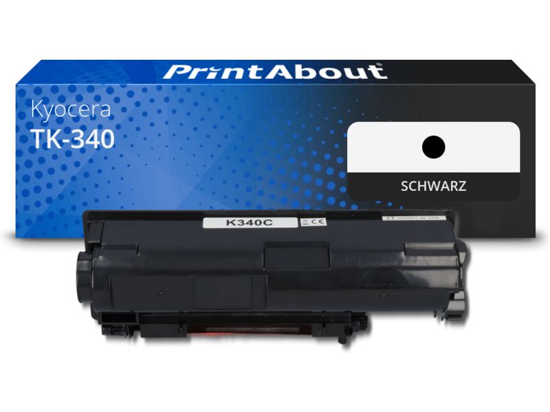 PrintAbout Toner TK-340 Schwarz für Kyocera