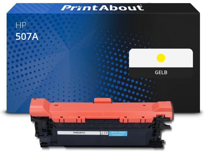 PrintAbout Toner 507A (CE402A) Gelb für HP