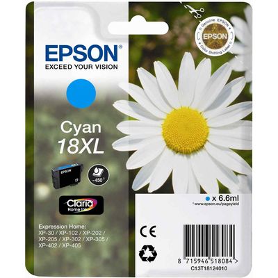 Epson 18XL (C13T18124012) - Cyan - Druckerpatrone - Hohe Kapazität