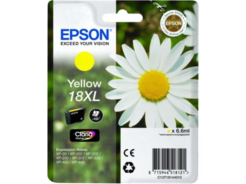 Epson 18XL (C13T18144012) - Gelb - Druckerpatrone - Hohe Kapazität