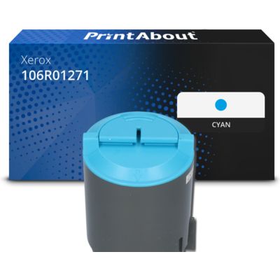 Toner kompatibel mit Xerox 106R01271 - Cyan