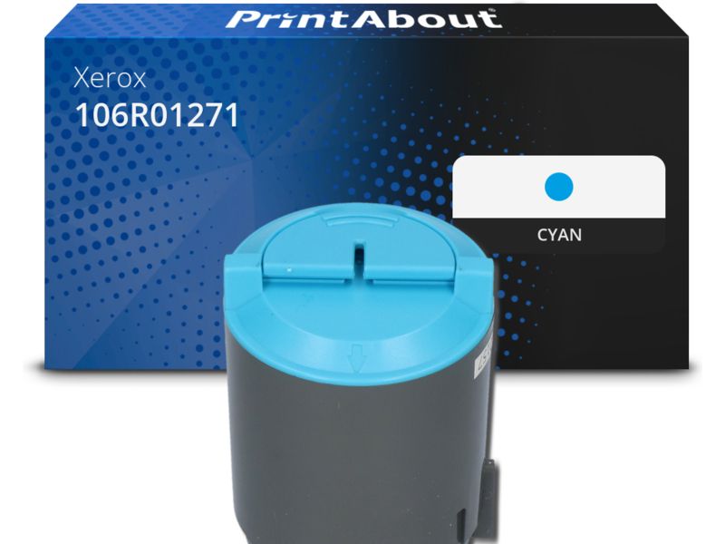 PrintAbout Toner 106R01271 Cyan für Xerox