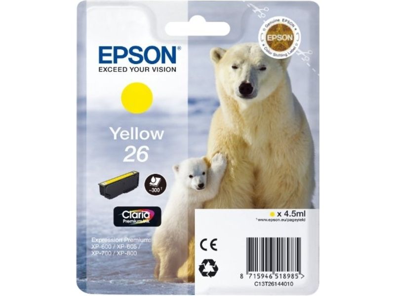 Epson 26 (C13T26144012) - Gelb - Druckerpatrone
