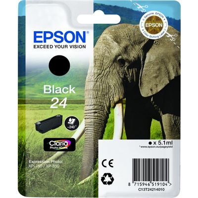 Epson 24 (C13T24214012) - Schwarz - Druckerpatrone