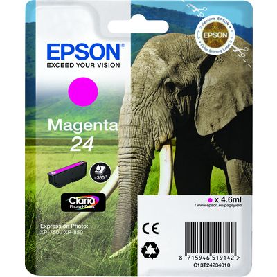 Epson 24 (C13T24234012) - Magenta - Druckerpatrone