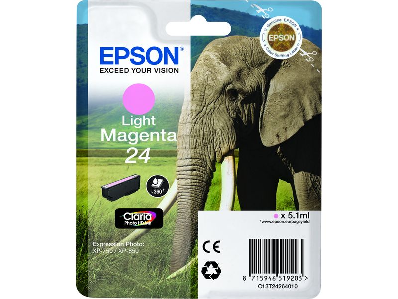 Epson 24 (C13T24264012) - Hellmagenta - Druckerpatrone