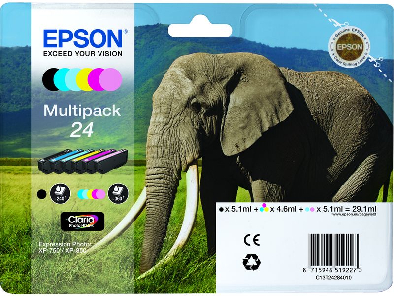 Epson T2428 - 6-farbig - Druckerpatrone - Multipack