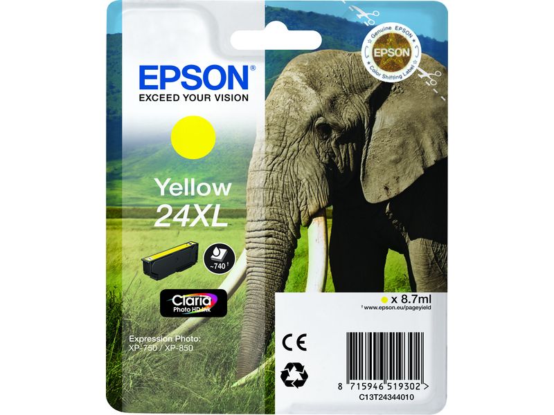 Epson 24XL (C13T24344012) - Gelb - Druckerpatrone - Hohe Kapazität
