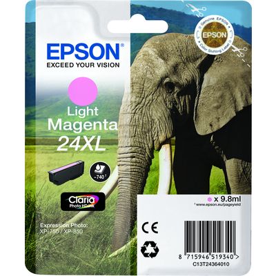 Epson 24XL (C13T24364012) - Hellmagenta - Druckerpatrone - Hohe Kapazität
