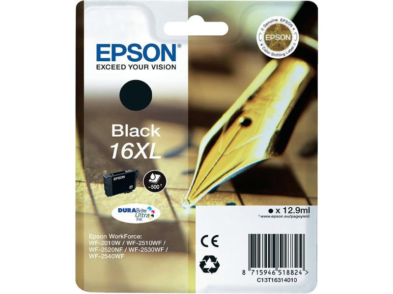 Epson 16XL (C13T16314012) - Schwarz - Druckerpatrone - Hohe Kapazität