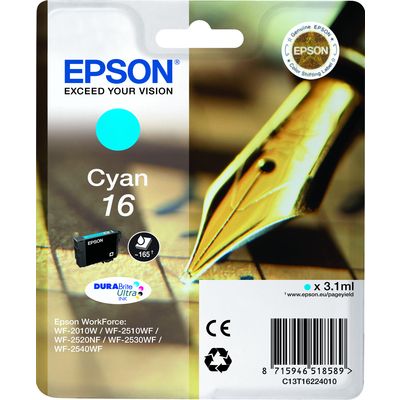 Epson 16 (C13T16224012) - Cyan - Druckerpatrone