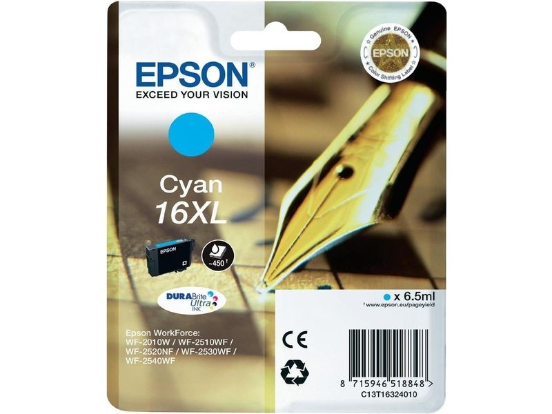 Epson 16XL (C13T16324012) - Cyan - Druckerpatrone - Hohe Kapazität