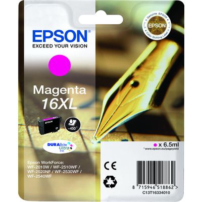 Epson 16XL (C13T16334012) - Magenta - Druckerpatrone - Hohe Kapazität