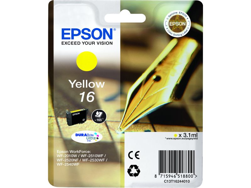Epson 16 (C13T16244012) - Gelb - Druckerpatrone