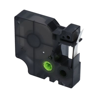 Schriftband kompatibel mit Dymo 40913 (S0720680) - (9 mm) - Schwarz auf weiß
