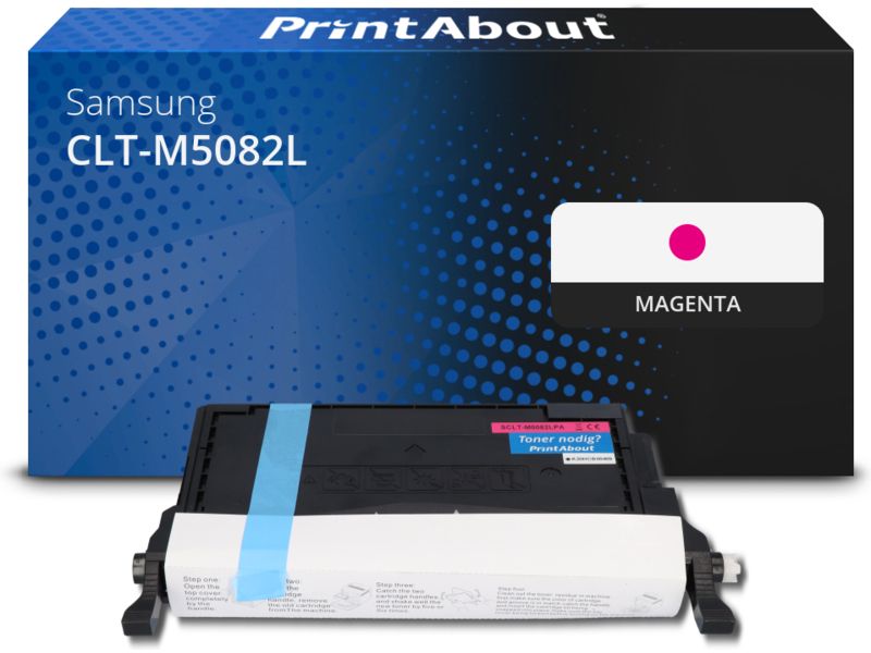 PrintAbout Toner CLT-M5082L (SU322A) Magenta Hohe Kapazität für Samsung