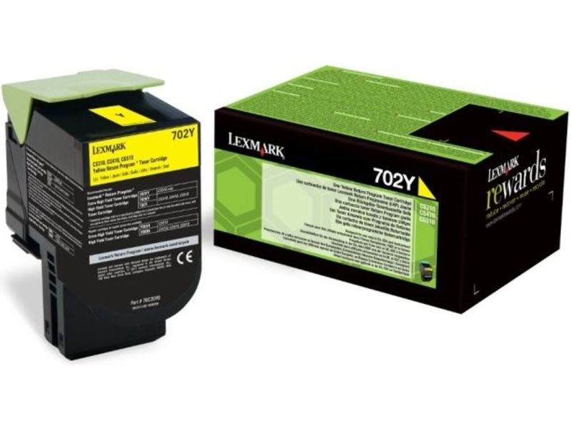 Lexmark 70C20Y0 (702Y) - Gelb - Toner