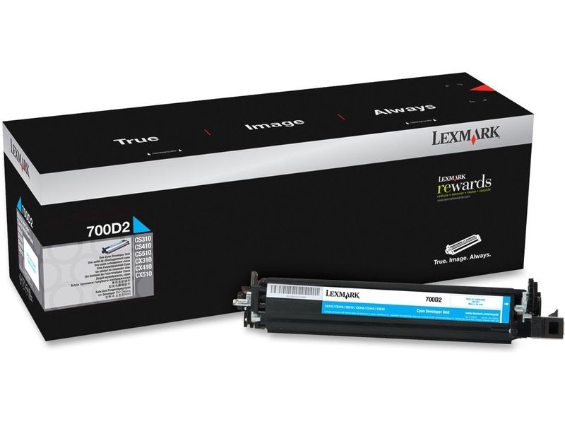 Lexmark 70C0D20 (700D2) - Cyan - Entwickler