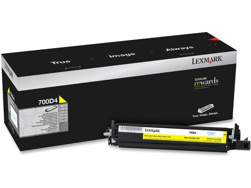Lexmark 70C0D40 (700D4) - Gelb - Entwickler