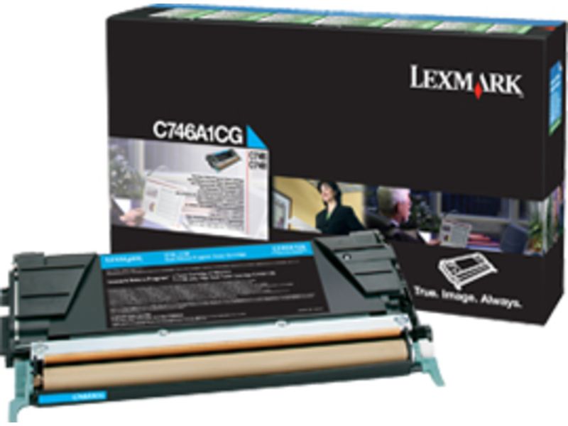 Lexmark C746A1CG - Cyan - Toner