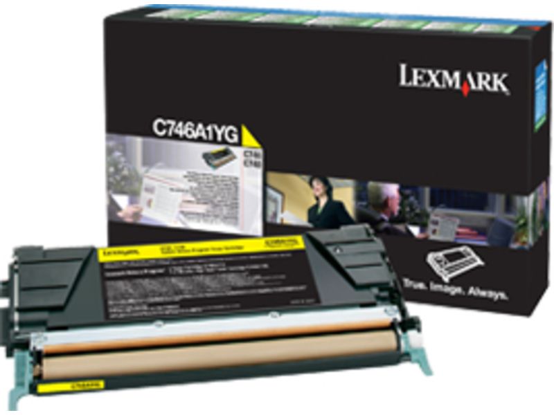 Lexmark C746A1YG - Gelb - Toner