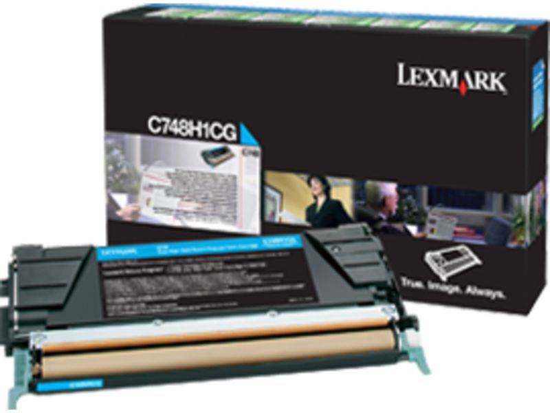 Lexmark C748H1CG - Cyan - Toner - Hohe Kapazität