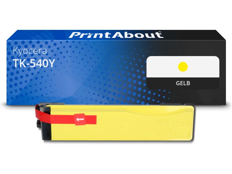 PrintAbout Toner TK-540Y Gelb für Kyocera