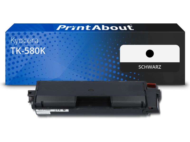 PrintAbout Toner TK-580K Schwarz für Kyocera