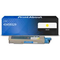 Toner kompatibel mit OKI 43459329 - Gelb