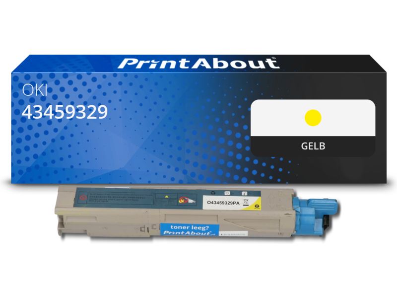 PrintAbout Toner 43459329 Gelb für OKI