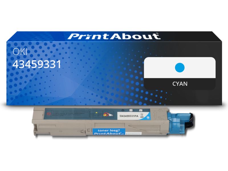 PrintAbout Toner 43459331 Cyan für OKI