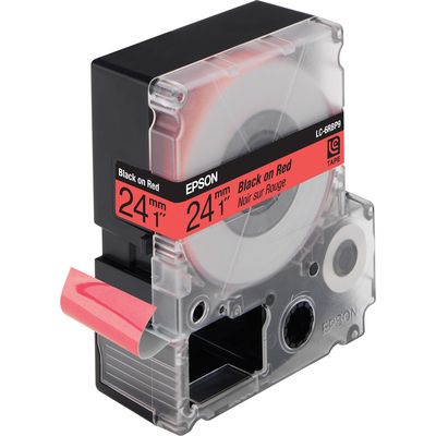 Epson LC-6RBP9 (C53S627400) - (68 mm) - Rot auf schwarz - Tape