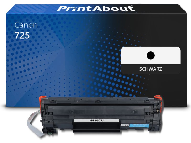 PrintAbout Toner kompatibel mit Canon 725 - Schwarz Image