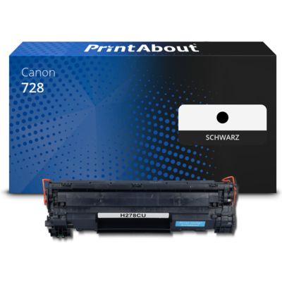 Toner kompatibel mit Canon 728 - Schwarz