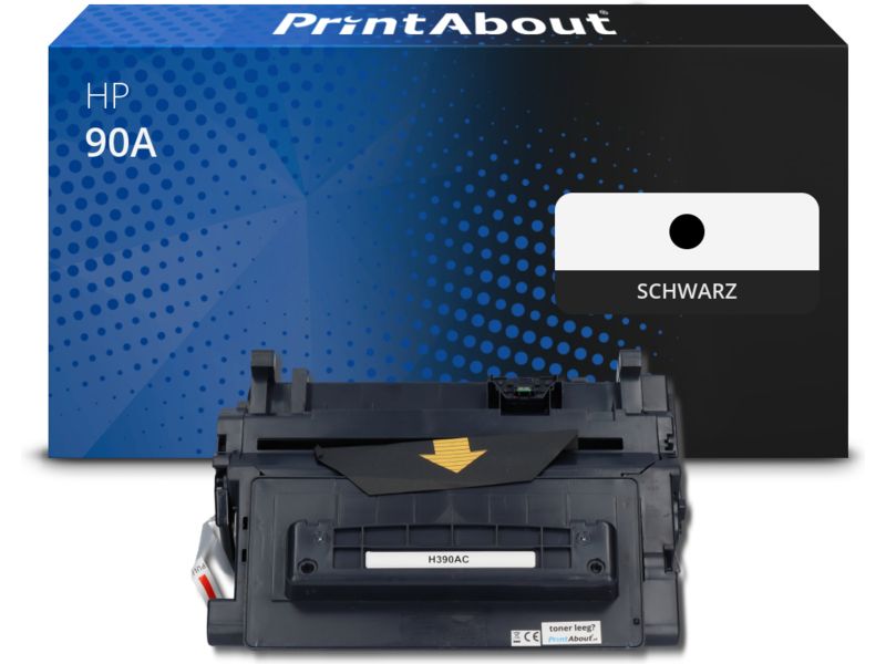 PrintAbout Toner 90A (CE390A) Schwarz für HP