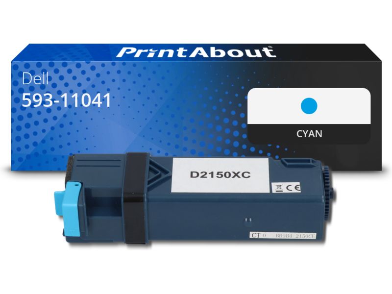 PrintAbout Toner 593-11041 (769T5) Cyan für Dell