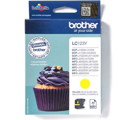 Brother LC-123Y - Gelb - Druckerpatrone