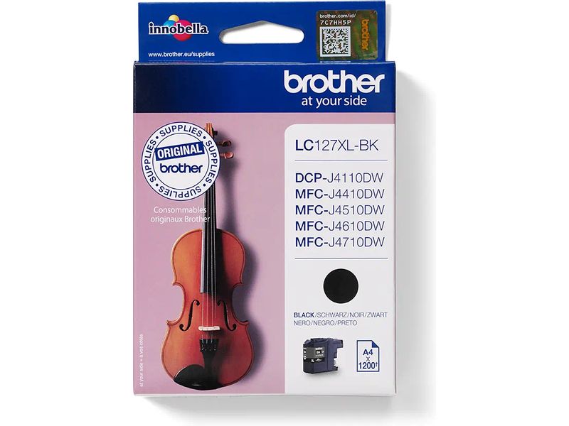 Brother LC-127XLBK - Schwarz - Druckerpatrone - Hohe Kapazität