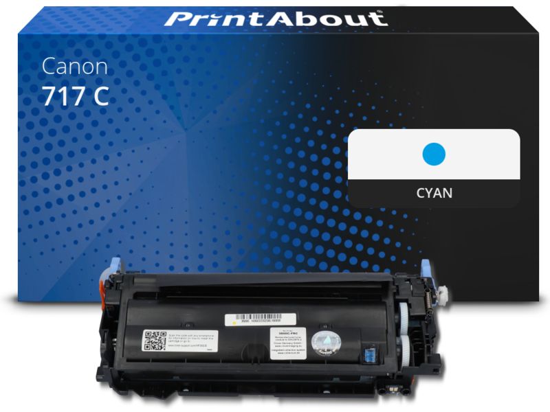 PrintAbout Toner 717 C Cyan für Canon